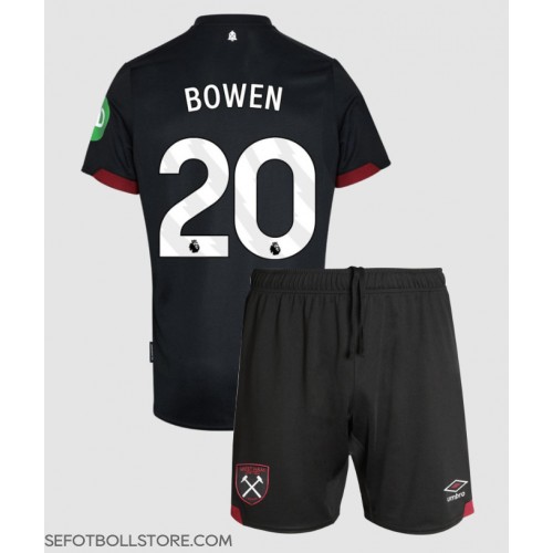 West Ham United Jarrod Bowen #20 Replika babykläder Bortaställ Barn 2024-25 Kortärmad (+ korta byxor)